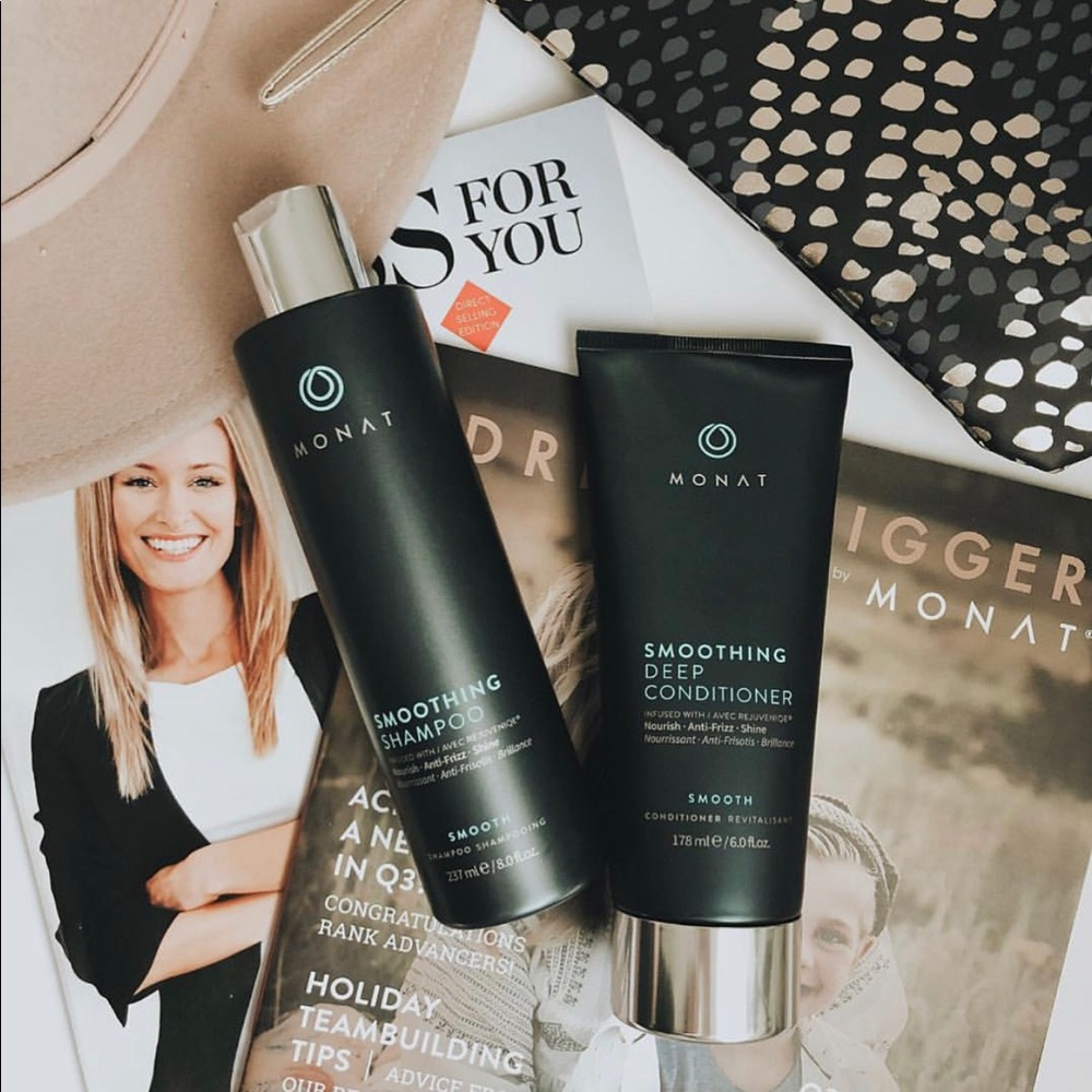 MONAT Smoothing Shampoo and conditioner